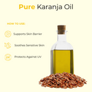 Karanja Oil | 100% Pure & Natural Cold Pressed Body Oil | Hair Care | Pongamia pinnata - 128 FL OZ - Health & Beauty