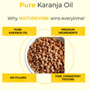 Karanja Oil | 100% Pure & Natural Cold Pressed Body Oil | Hair Care | Pongamia pinnata - 128 FL OZ - Health & Beauty