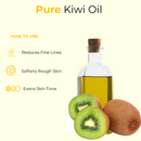 Kiwi Seed Oil 100% Pure & Natural by Naturevibe Botanicals | Cold Pressed | Great for Skincare and Haircare | Used