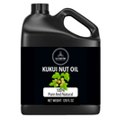 Kukui Nut Oil | 100% Pure and Natural Cold Pressed Body Oil | Great for Skin Care and Hair Care - 128 FL OZ - Health &