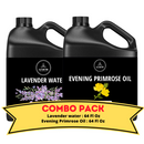 Lavender Water & Evening Primrose Oil - Bundle of 64 Ounces Each | Hydrating and Nourishing for Skincare and Haircare
