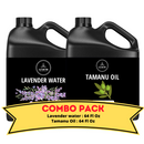 Lavender Water & Tamanu Oil - Bundle of 64 Ounces Each | Hydrating and Nourishing for Skincare and Haircare | Soothes