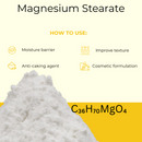 Magnesium Stearate (25 kg) | Stabilizer | Anti-caking agent | Food Grade | Flow Aiding Agent - Health & Beauty