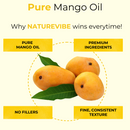 Mango Oil Cold Pressed 100% Pure & Natural Oil | Hydrating Oil for Hair Nail & Skin | Non-Greasy Face Moisturiser - 128
