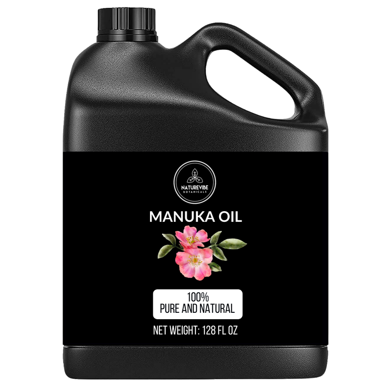 Manuka Oil 100% Pure & Natural by Naturevibe Botanicals | Cold Pressed | Provides a Radiant glow | Rich in antioxidants | Great for Skincare and Haircare | Used as Body Massage Oil