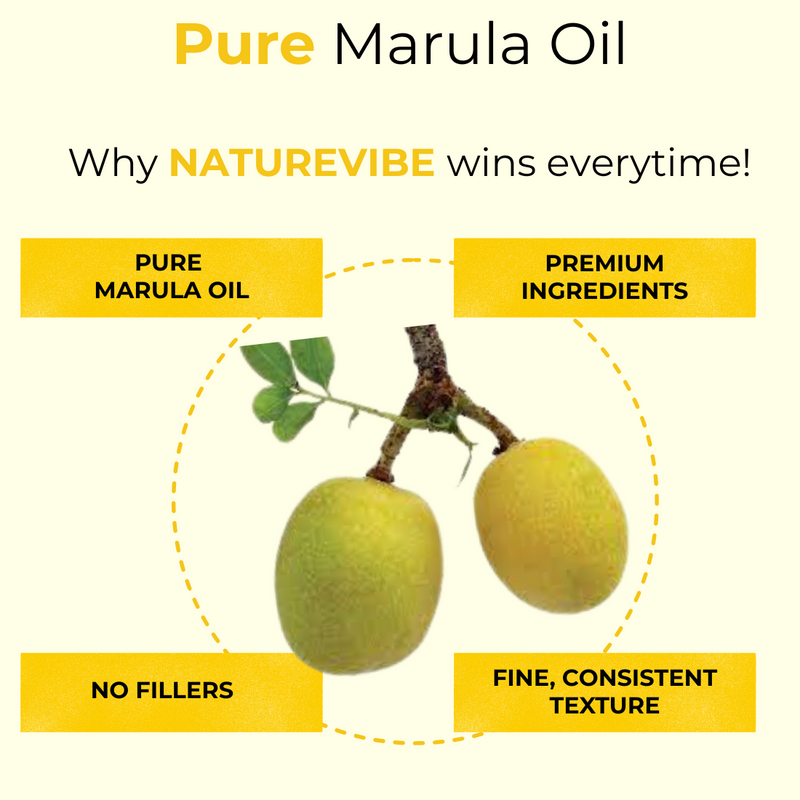 Marula Oil | 100% Pure and Natural Cold Pressed Body Oil | Great for Skin Care and Hair Care - 128 FL OZ - Health &