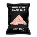 Naturevibe Botanicals 100% Natural Himalayan Black Salt | 20lbs | Healthy Mineral for Gourmet Cooking & Wellness - Food
