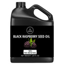 Black Raspberry Oil | 100% Pure and Natural Cold Pressed Body Oil | Great for Skin Care and Hair Care - 128 FL OZ