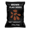 Brown Flax Seed (25 kg) | 55lb Bulk Bag - Health & Beauty