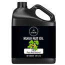 Kukui Nut Oil | 100% Pure and Natural Cold Pressed Body Oil | Great for Skin Care and Hair Care - 128 FL OZ - Health &