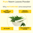 Naturevibe Botanicals Neem Leaf Powder 10lbs | Azadirachta Indica | Non-GMO and Gluten Free | 100% Pure & Natural