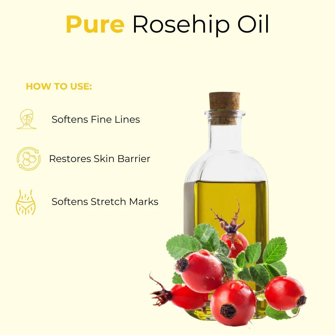 Rosehip Oil for Skin and Hair