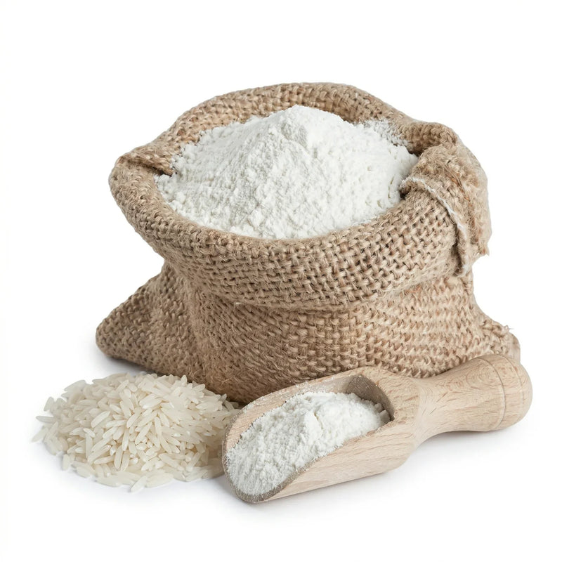Naturevibe Botanicals White Rice Flour 55lbs Premium Quality | Used fo