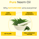 Neem Oil | 100% Pure and Natural Cold Pressed Body Oil | Great for Skin Care and Hair Care - 128 FL OZ - Health & Beauty