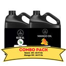 Neem Oil & Mango Oil - Bundle of 64 Ounces Each | Hydrating and Nourishing for Skincare and Haircare | Soothes
