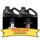 Neem Oil & Premium Black Cumin Seed Oil - Bundle of 64 Ounces Each | Hydrating and Nourishing for Skincare and Haircare