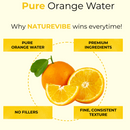 Orange Water 32 Ounces | 100% Pure and Natural | Great for Skin Care and Hair Care - 128 FL OZ - Health & Beauty