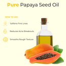 Papaya Seed Oil Cold Pressed 100% Pure & Natural Carrier Oil | Moisturiser for Skin Nails & Hair | Cleansing Oil Great