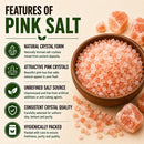 Himalayan Pink Salt 55lb | Food Grade Pink Salt | Ideal for Cooking, Seasoning & Food Manufacturing