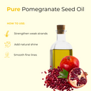 Pomegranate Seed Oil 100% Pure & Natural Cold Pressed Carrier Oil | Cleansing Oil Great For Hydration | Hair Growth
