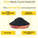 Premium Black Cumin Seed Oil | Kalonji Oil | 100% Virgin First Press Nigella Sativa for Immune Support | Omega 3 6 9
