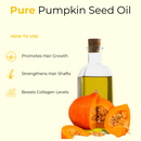Pumpkin Seed Oil | 100% Pure and Natural Cold Pressed Body Oil | Great for Skin Care and Hair Care - 128 FL OZ - Health