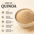 Quinoa Seeds 44lb | Food Grade Quinoa | Ideal for Cooking, Baking & Food Manufacturing