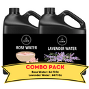 Rose Water & Lavender Water - Bundle of 64 Ounces Each Liquid Toner | Hydrating Mist for Face and Hair | Soothes