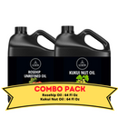 Rosehip Oil & Kukui Nut Oil - Bundle of 64 Ounces Each | Hydrating and Nourishing for Skincare and Haircare | Soothes