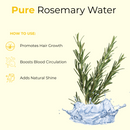 Rosemary Water by Naturevibe Botanicals | 100% Pure & Natural Rosemary Hydrosol | Cosmetic Grade Floral Water - 128 FL
