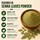 Senna Leaves Powder 55lb | Pure Herbal Leaf Powder | Ideal for Herbal Supplements, Teas & Wellness Products