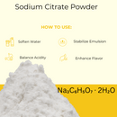Sodium Citrate (25 kg) | Food Grade | Emulsifier | Preservative | Effervescent | 55lb Bulk Bag - Health & Beauty