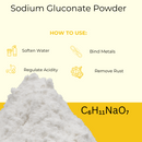 Sodium Gluconate (25 kg) | Chelating Agent | Stabilizer | pH regulator | skin and haircare | 55lb Bulk Bag - Health &