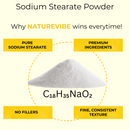 Sodium Stearate (20 kg) | Food Grade | Emulsifier | Thickener | Fine Powder | Stabililzer | 44lb Bulk Bag - Health &