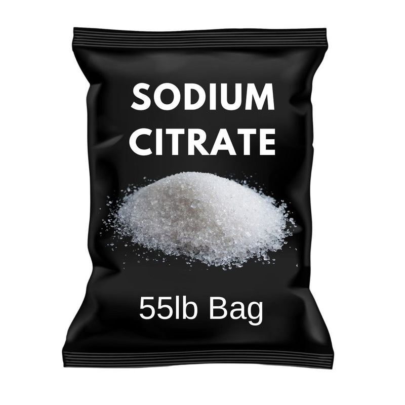 Sodium Citrate (25 kg) | Food Grade | Emulsifier | Preservative | Effervescent | 55lb Bulk Bag