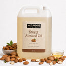 Sweet Almond Oil 5 Liter Bulk Pack | Pure Natural Cold Pressed Oil for Professional & Commercial Use