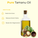Tamanu Oil | 100% Pure and Natural Cold Pressed Body Oil | Great for Skin Care and Hair Care - 128 FL OZ - Health &