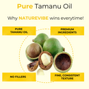 Tamanu Oil | 100% Pure and Natural Cold Pressed Body Oil | Great for Skin Care and Hair Care - 128 FL OZ - Health &