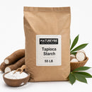 Naturevibe Botanicals Tapioca Starch 55lb (25kg) Bulk Pack | For Baking, Thickening & Food Manufacturing
