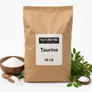 Naturevibe Botanicals Taurine 55lb (25kg) Bulk Pack | For Beverage, Sports Nutrition & Supplement Manufacturing