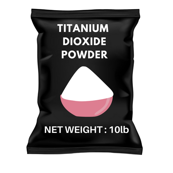 Titanium Dioxide Powder 10lb by Essencea Pure Bulk Ingredients | Pure White Pigment for Skincare & DIY Cosmetics