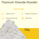 Titanium Dioxide Powder 10lb by Essencea Pure Bulk Ingredients | Pure White Pigment for Skincare & DIY Cosmetics