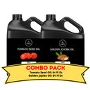 Tomato Seed Oil & Golden Jojoba Oil - 64 Ounce Bundle | Rejuvenating Hydrating and Calming for Skincare and Haircare