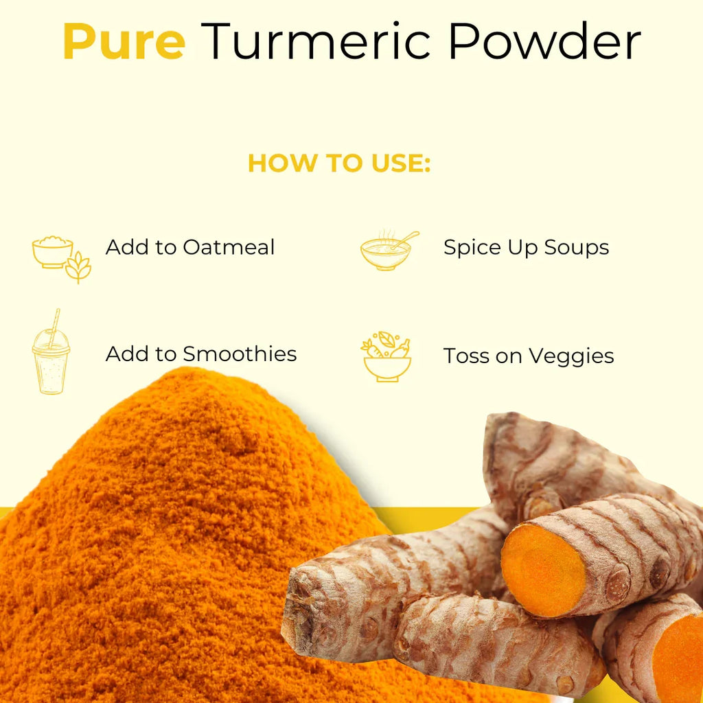 Tumeric Powder Ingredients Turmeric Root Powder | Pure Single-Ingredient Spice
