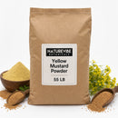 Naturevibe Botanicals Yellow Mustard Seed Powder 55lb (25kg) Bulk Pack | For Culinary, Spice Blending & Food Manufacturing