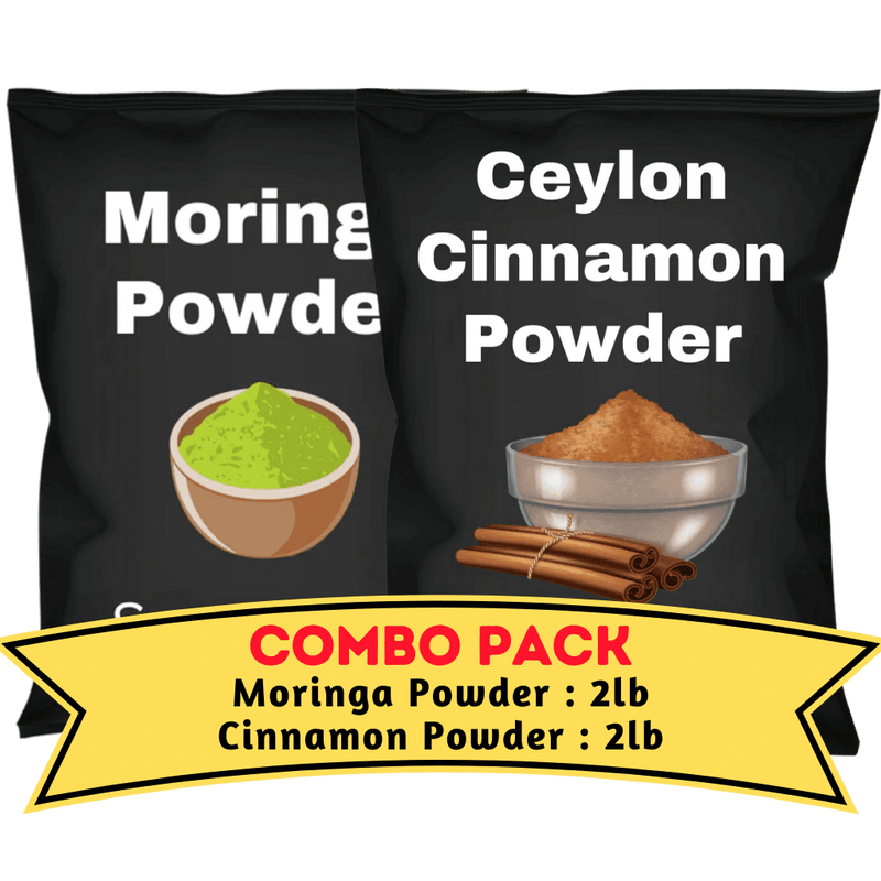 Moringa & Cinnamon powder Bundle (2 Lb Each)