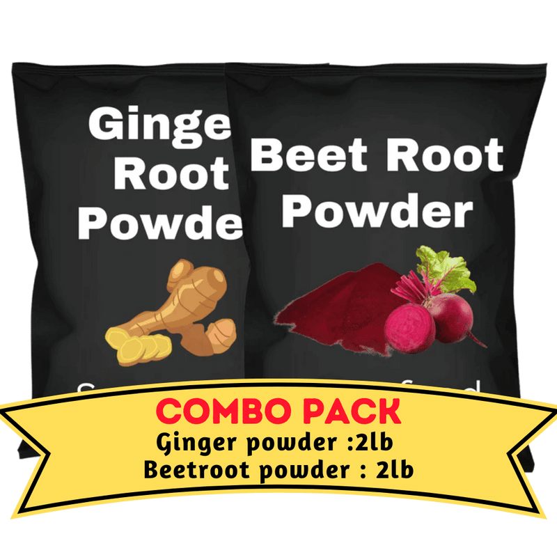 Beetroot & Ginger powder Bundle (2 Lb Each)