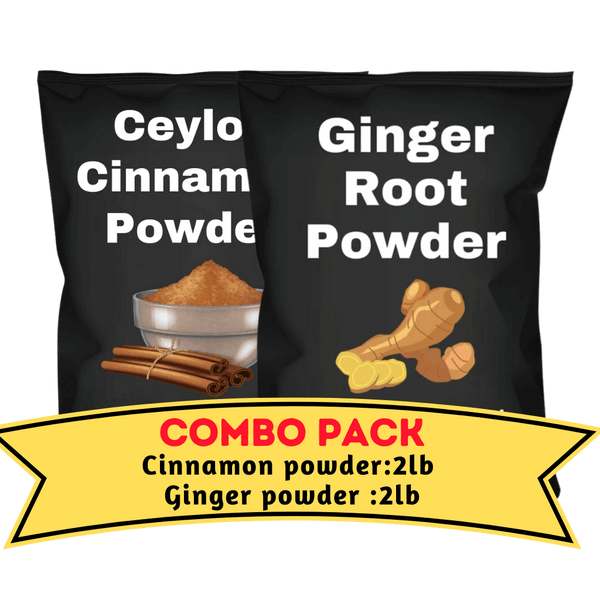 Cinnamon & Ginger powder Bundle (2 Lb Each)