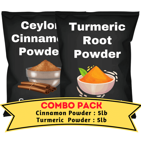 Turmeric & Cinnamon powder Bundle (5 LB Each)