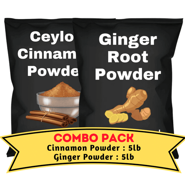 Cinnamon & Ginger powder Bundle (5 Lb Each)